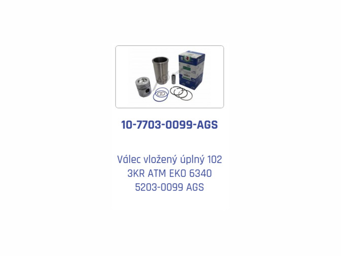 Cylinder liner kit UR I