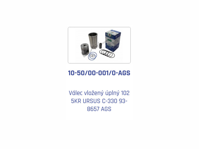 Cylinder liner kit UR I
