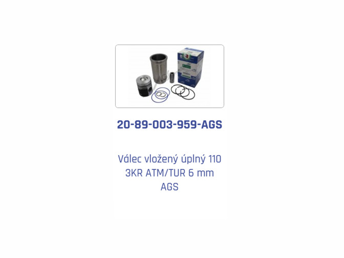 Cylinder liner kit UR II
