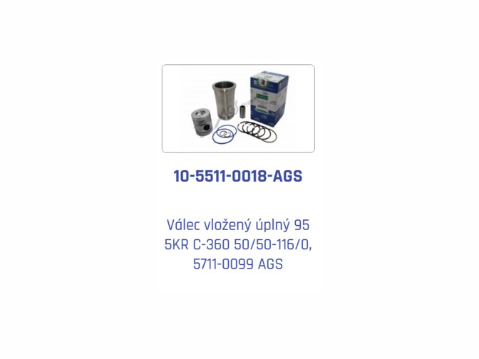 Cylinder liner kit UR I